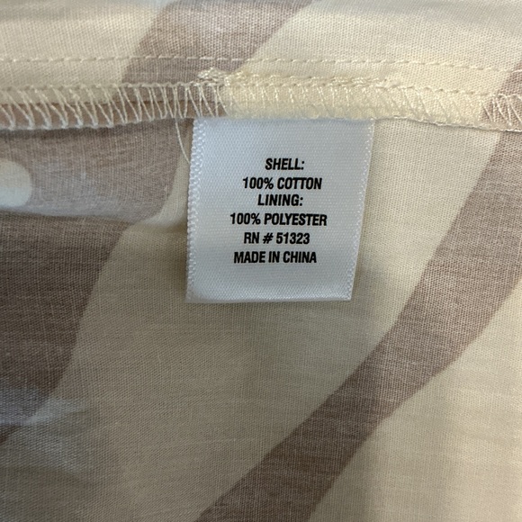 CeCe Neutral Zebra Print Tiered Midi Skirt Boho Flowy Spring Summer NWT - Picture 5 of 8